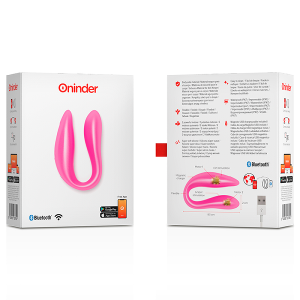 ONINDER - LISBOA G-SPOT & CLITORAL STIMULATEUR ROSE - APPLICATION GRATUITE - – Image 7
