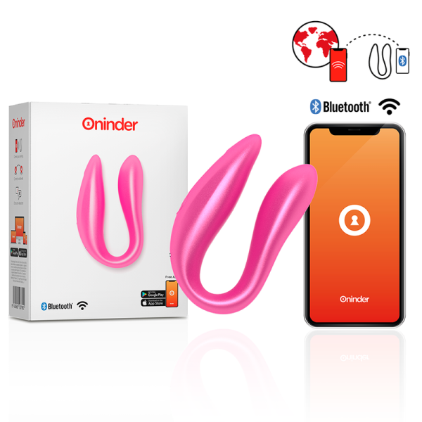 ONINDER - LISBOA G-SPOT & CLITORAL STIMULATEUR ROSE - APPLICATION GRATUITE - – Image 2
