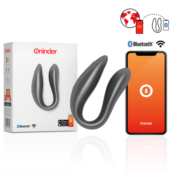 ONINDER - LISBOA G-SPOT & CLITORAL STIMULATEUR NOIR - APPLICATION GRATUITE - – Image 2