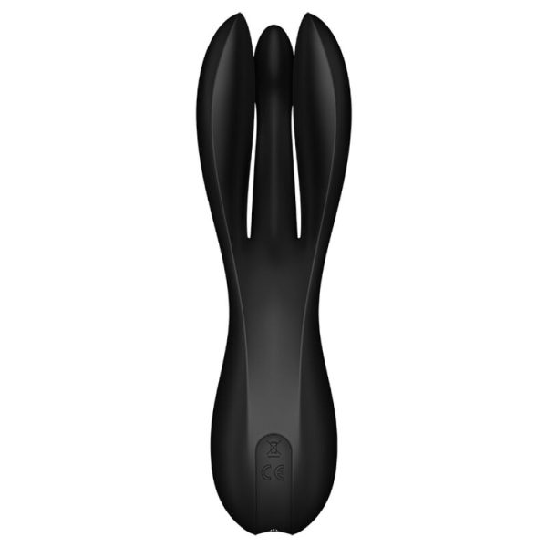 SATISFYER - VIBRATEUR THREESOME 2 NOIR - – Image 4