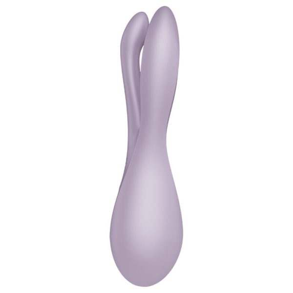 SATISFYER - VIBRATEUR THREESOME 2 VIOLET - – Image 3