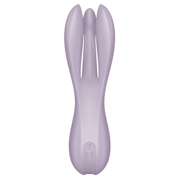 SATISFYER - VIBRATEUR THREESOME 2 VIOLET - – Image 4