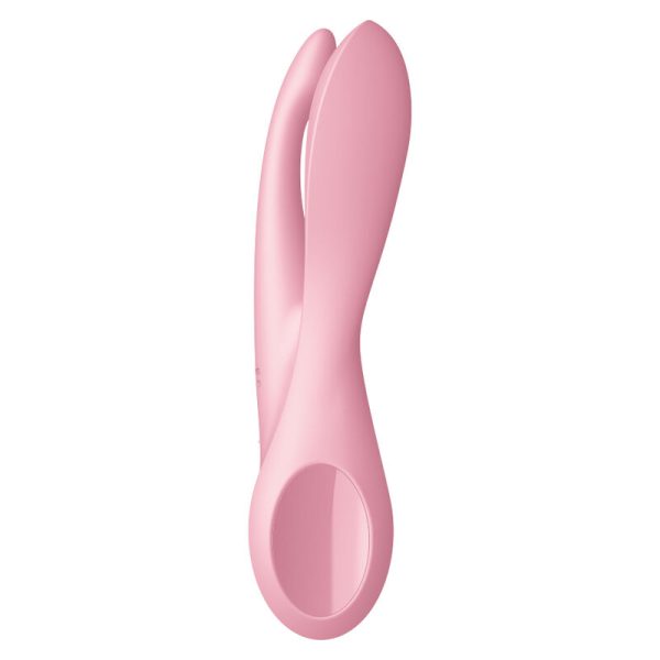 SATISFYER - VIBRATEUR THREESOME 1 ROSE - – Image 4