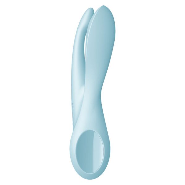 SATISFYER - VIBRATEUR THREESOME 1 BLEU - – Image 4