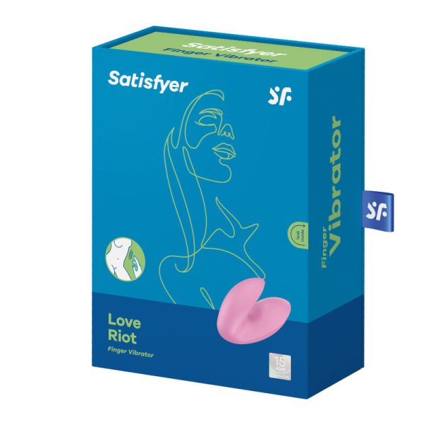 SATISFYER - VIBRATEUR  DOIGTS LOVE RIOT ROSE - – Image 4