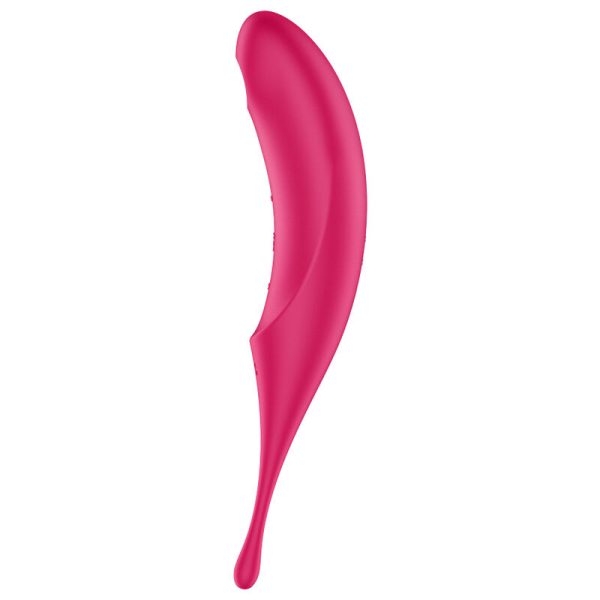SATISFYER - STIMULATEUR ET VIBRATEUR TWIRLING PRO AIR PULSE ROUGE - – Image 3