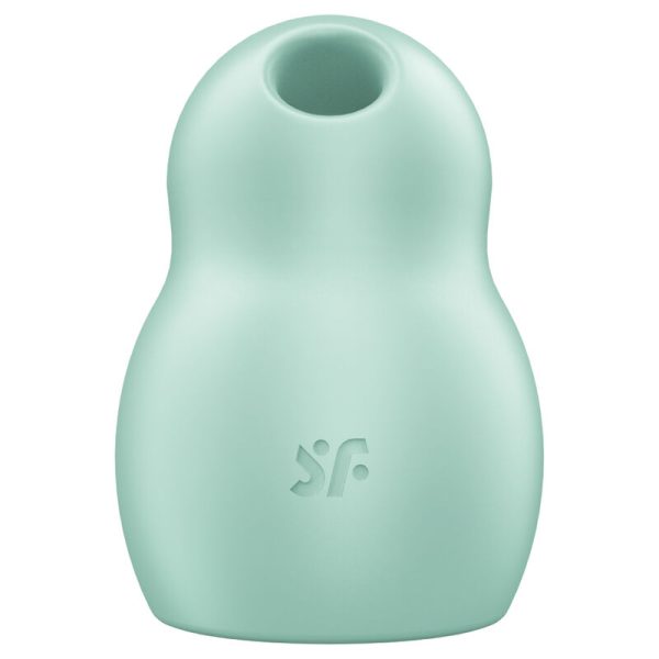 SATISFYER - STIMULATEUR ET VIBRATEUR DOUBLE AIR PULSE PRO TO GO 1 VERT - – Image 2