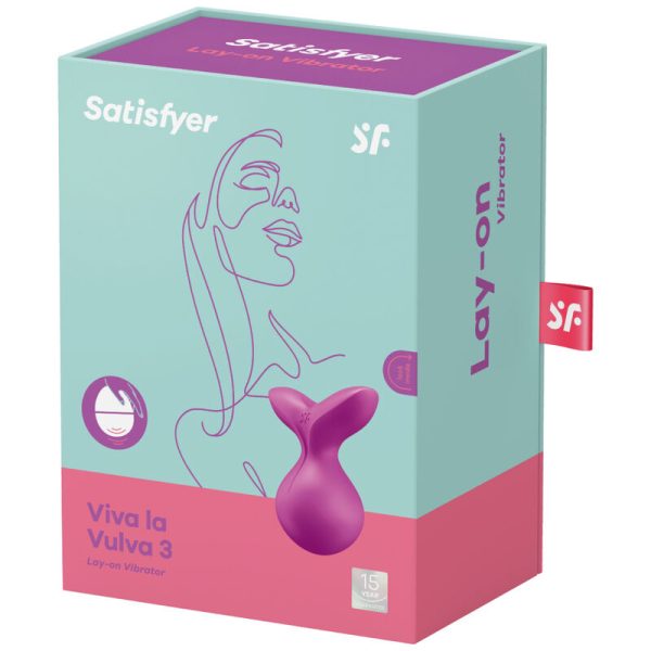 SATISFYER - VIBRATEUR  POSER VIVA LA VULVA 3 VIOLET - – Image 4