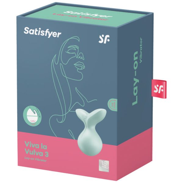 SATISFYER - VIBRATEUR  POSER VIVA LA VULVA 3 VERT - – Image 4
