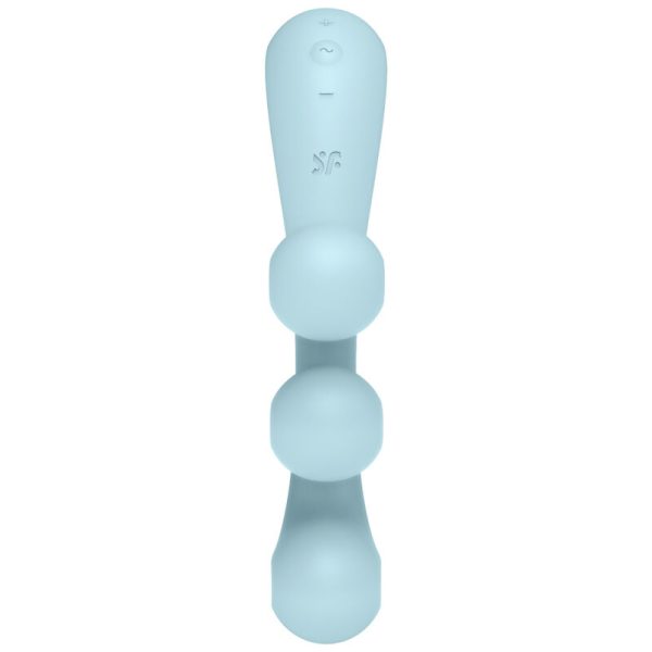 SATISFYER - VIBRATEUR MULTI TRI BALL 2 BLEU - – Image 3