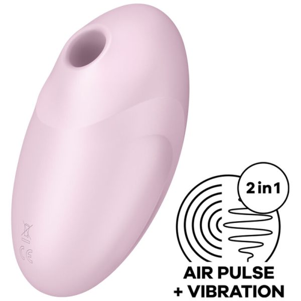 SATISFYER - STIMULATEUR ET VIBRATEUR VULVA LOVER 3 ROSE -