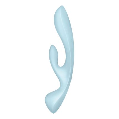 SATISFYER - VIBRATION HYBRIDE TRIPLE OH BLEU -