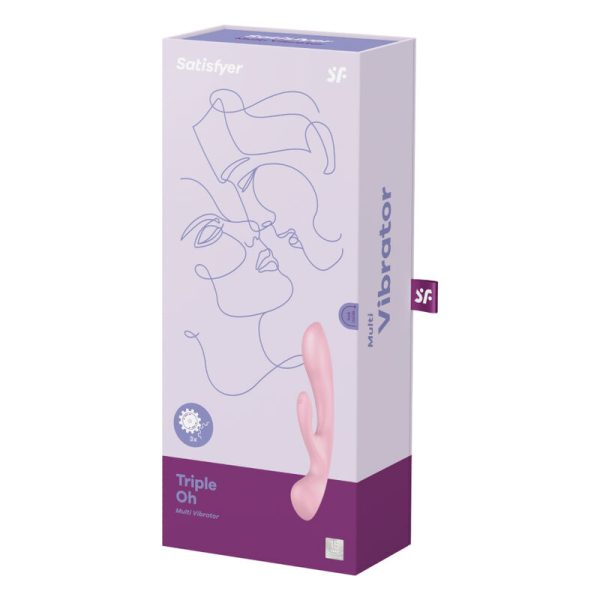 SATISFYER - VIBRATION HYBRIDE TRIPLE OH ROSE - – Image 4