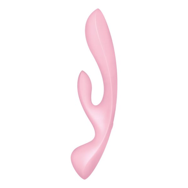 SATISFYER - VIBRATION HYBRIDE TRIPLE OH ROSE - – Image 2
