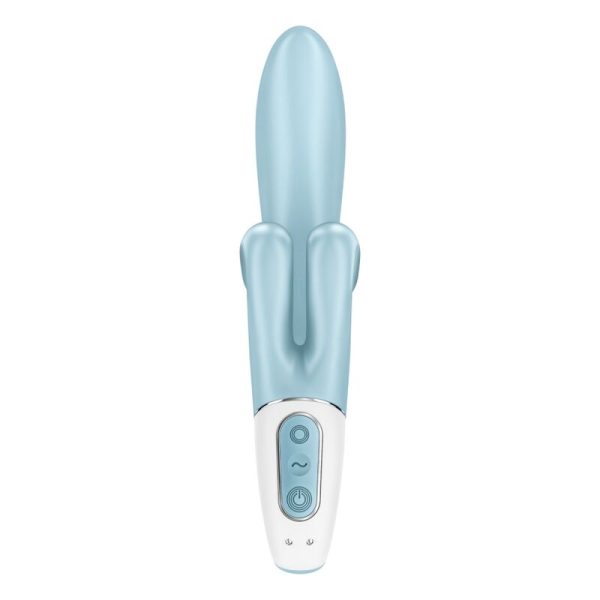 SATISFYER - VIBRATION DE LAPIN TOUCH ME BLEU - – Image 4