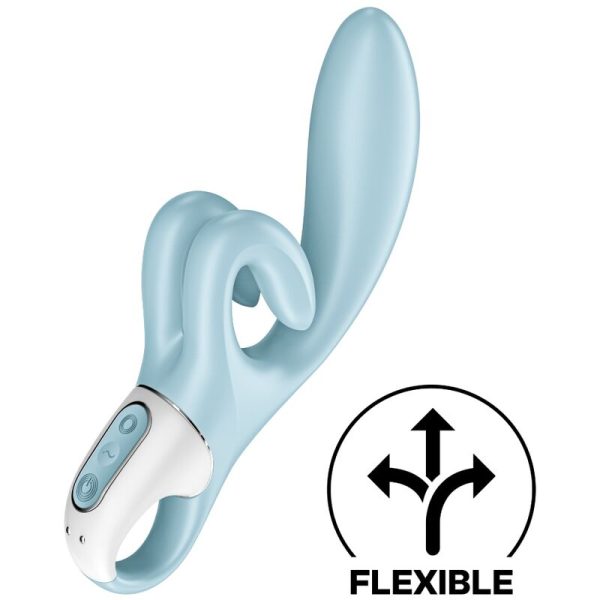 SATISFYER - VIBRATION DE LAPIN TOUCH ME BLEU -