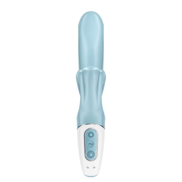 SATISFYER - LOVE ME RABBIT VIBRATION BLEU - – Image 4