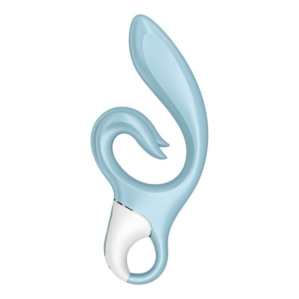 SATISFYER - LOVE ME RABBIT VIBRATION BLEU - – Image 2