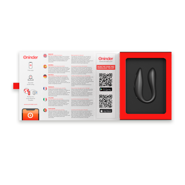 ONINDER - LISBOA G-SPOT & CLITORAL STIMULATEUR NOIR - APPLICATION GRATUITE - – Image 6