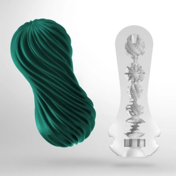 TENGA - MASTURBATEUR FLEX FIZZY VERT - – Image 3