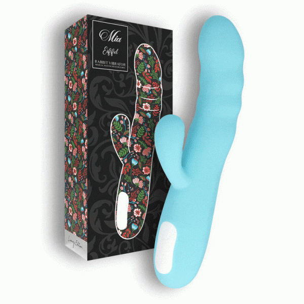 MIA - VIBRATEUR ROTATIF EIFFEL TURQUOISE BLEU -