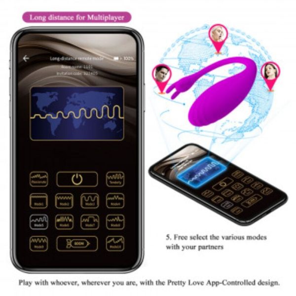 PRETTY LOVE - APPLICATION GRATUITE CATALINA MASSAGER LILAS - – Image 4