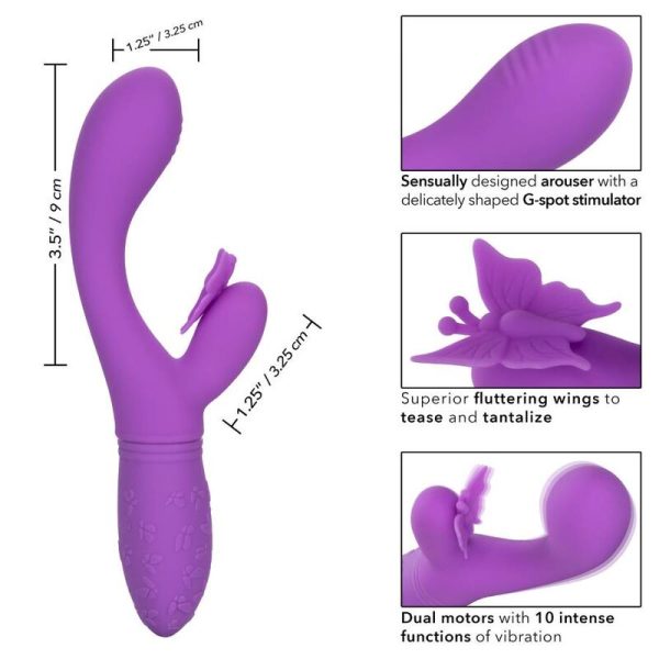 CALIFORNIA EXOTICS - PAPILLON KISS FLUTTER VIOLET - – Image 3