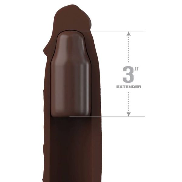 FANTASY X- TENSIONS - PIPEDREAMS RALLONGE W SANGLE 17,78 CM MARRON - – Image 2