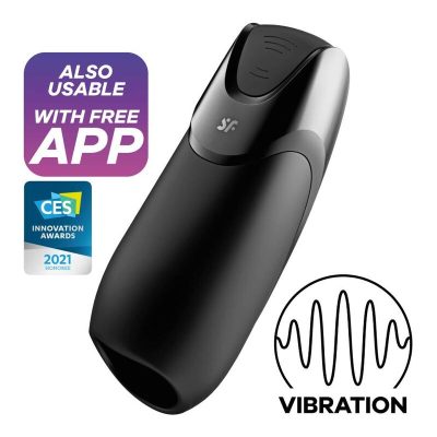 SATISFYER - HOMME VIBRATION+ NOIR -