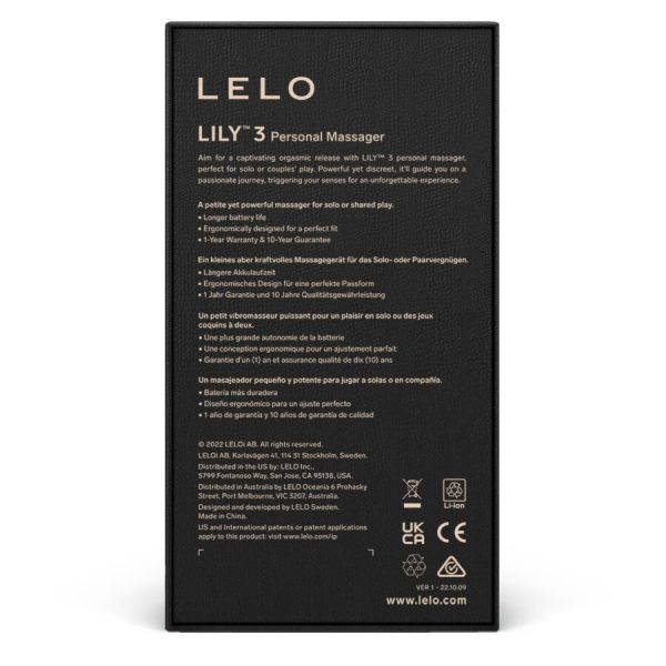 LELO - MASSEUR PERSONNEL LILY 3 - VIOLET - – Image 4