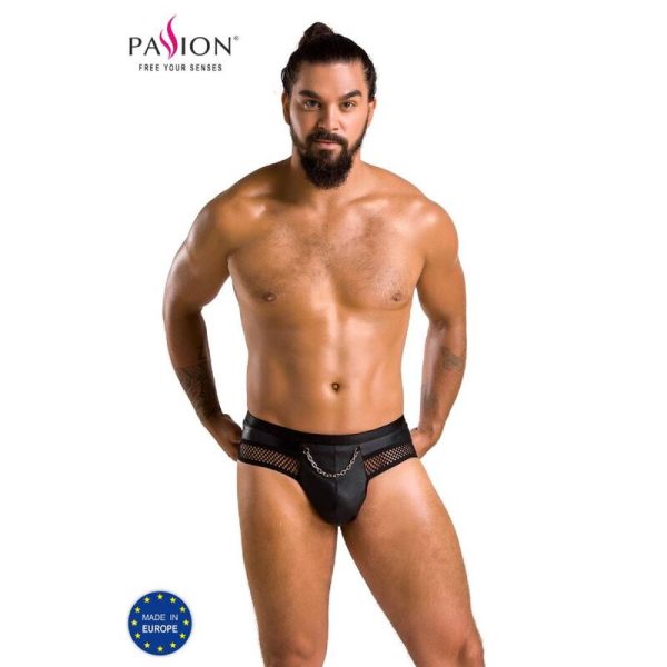 PASSION - 030 SLIP OUVERT TOM NOIR S/M -