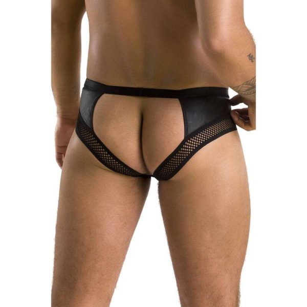 PASSION - 030 SLIP OUVERT TOM NOIR L/XL - – Image 4