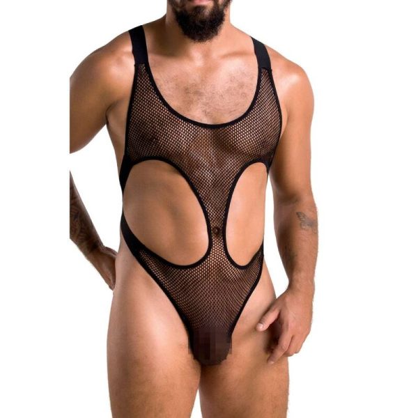 PASSION - 040 BODY LEON NOIR L/XL - – Image 3