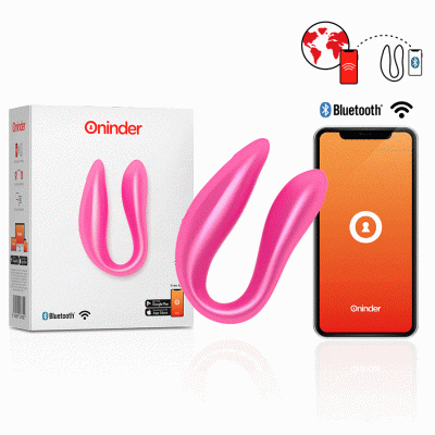 ONINDER - LISBOA G-SPOT & CLITORAL STIMULATEUR ROSE - APPLICATION GRATUITE -