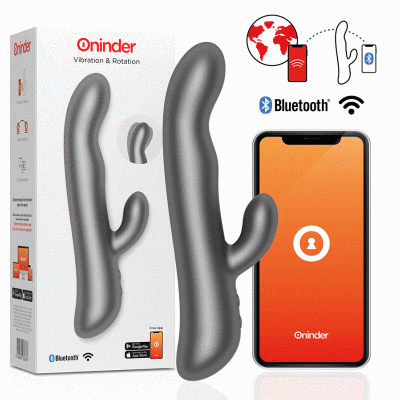 ONINDER - OSLO VIBRATION ET ROTATION NOIR - APPLICATION GRATUITE -