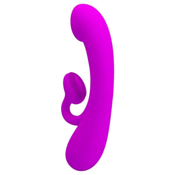 PRETTY LOVE - VIBRATEUR SINCERE ET VENTOUSE DE CLITORIS SILICONE VIOLET - – Image 3