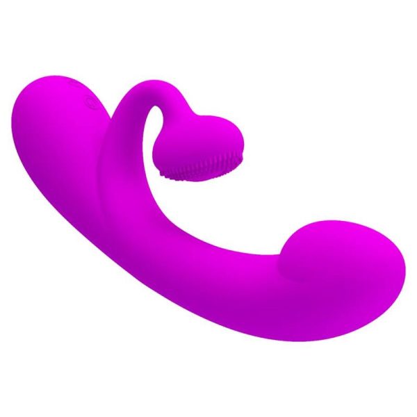 PRETTY LOVE - VIBRATEUR SINCERE ET VENTOUSE DE CLITORIS SILICONE VIOLET - – Image 6