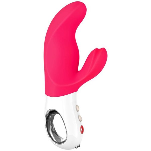 FUN FACTORY - MISS BI DUAL VIBRATEUR ROSE BLANC -
