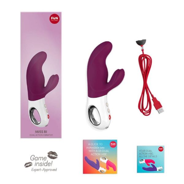 FUN FACTORY - MISS BI DUAL VIBRATEUR RAISIN BLANC - – Image 6