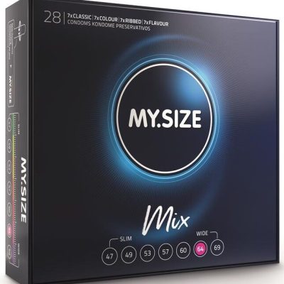 MY SIZE - MIX PRÉSERVATIFS 64 MM 28 UNITÉS -