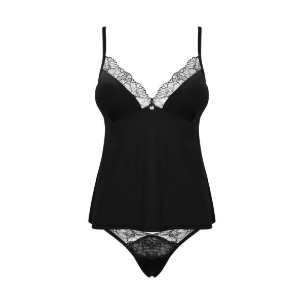 OBSESSIVE - HAUT ET CULOTTE BELLA ROU XS/S - – Image 5