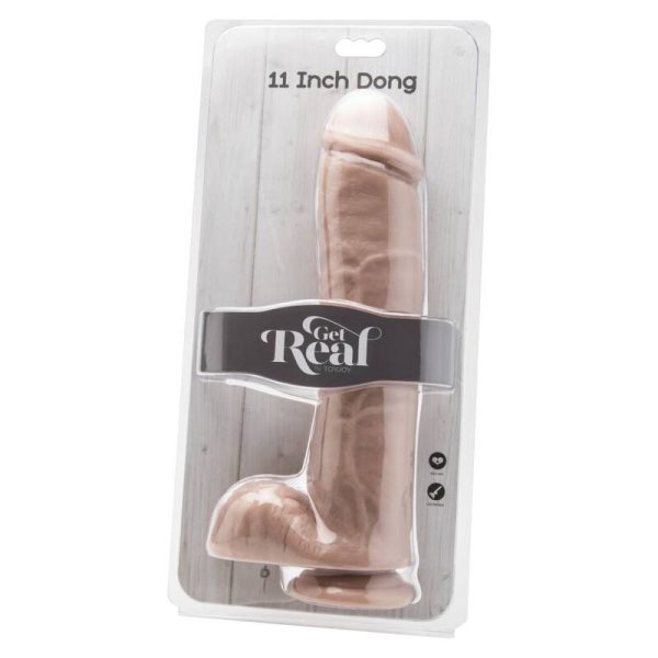 GET REAL - GODE 28 CM AVEC BILLES EN PEAU - – Image 2