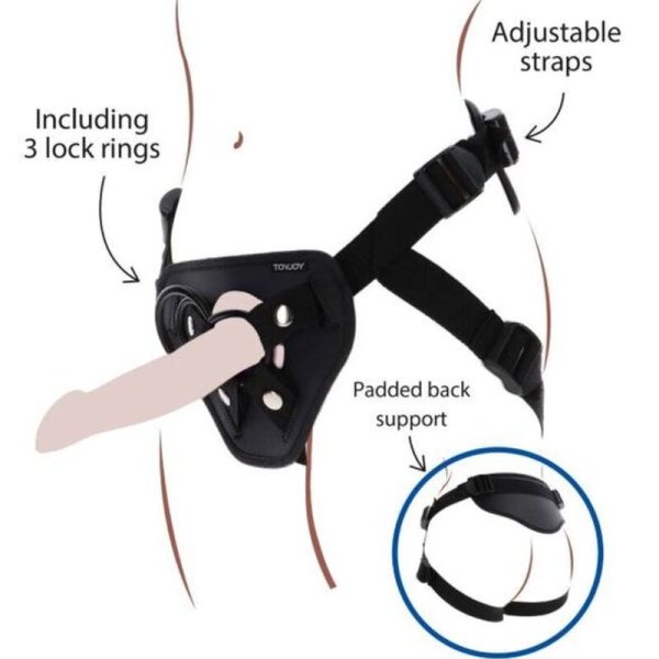 GET REAL - HARNAIS STRAP-ON DELUXE NOIR -