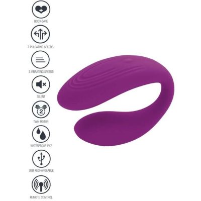 XOCOON - VIBRATEUR BOUND LOVE COUPLES VIOLET -