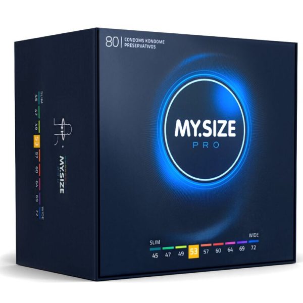 MY SIZE - PRO PRÉSERVATIFS 53 MM 80 UNITÉS -