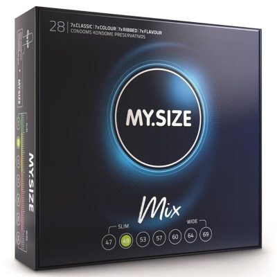 MY SIZE - MIX PRÉSERVATIFS 49 MM 28 UNITÉS -