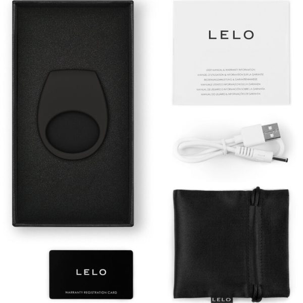 LELO - ANNEAU VIBRATEUR TOR 3 NOIR - – Image 3