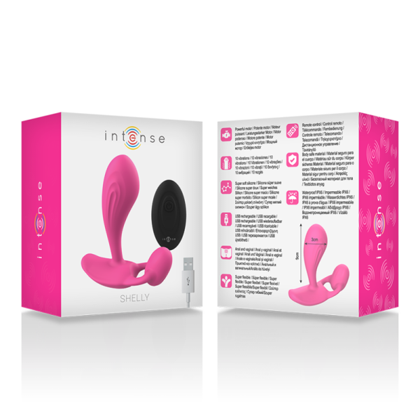 INTENSE - TÉLÉCOMMANDE ANAL SHELLY PLUG ROSE - – Image 6