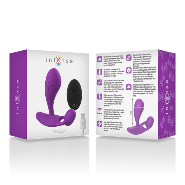 INTENSE - TÉLÉCOMMANDE ANAL SHELLY PLUG VIOLET - – Image 6