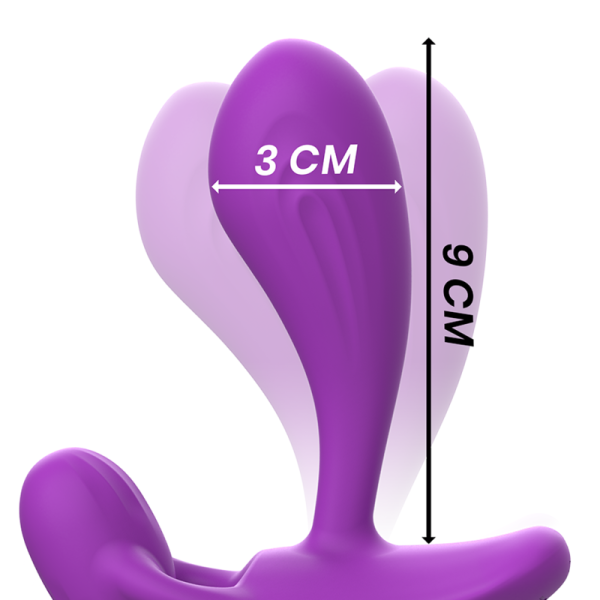INTENSE - TÉLÉCOMMANDE ANAL SHELLY PLUG VIOLET - – Image 5